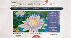 Desktop Screenshot of bluelotusacupuncture.net